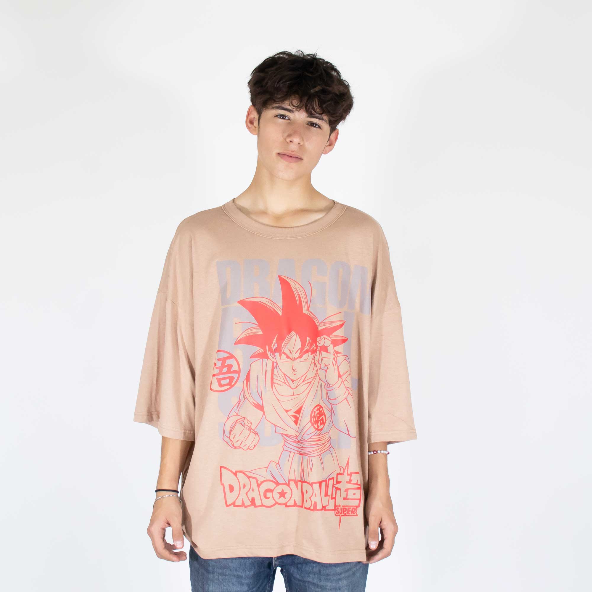 Playera Oversize Hombre Est Dbz Dragon Ball