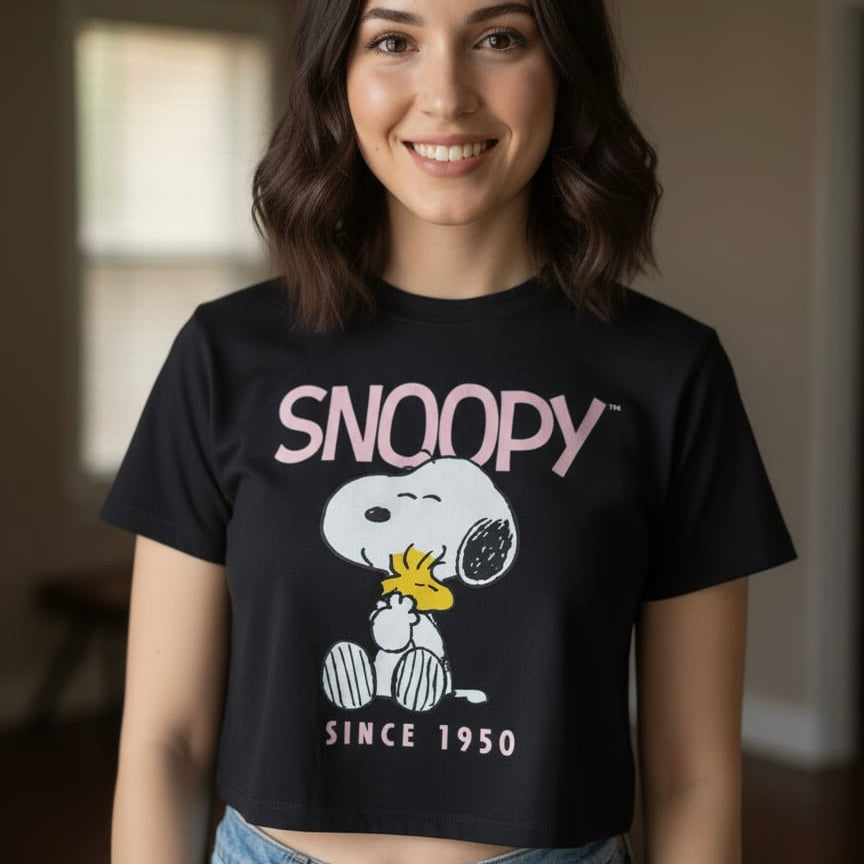 Crop Top Mujer 846ce Snoopy