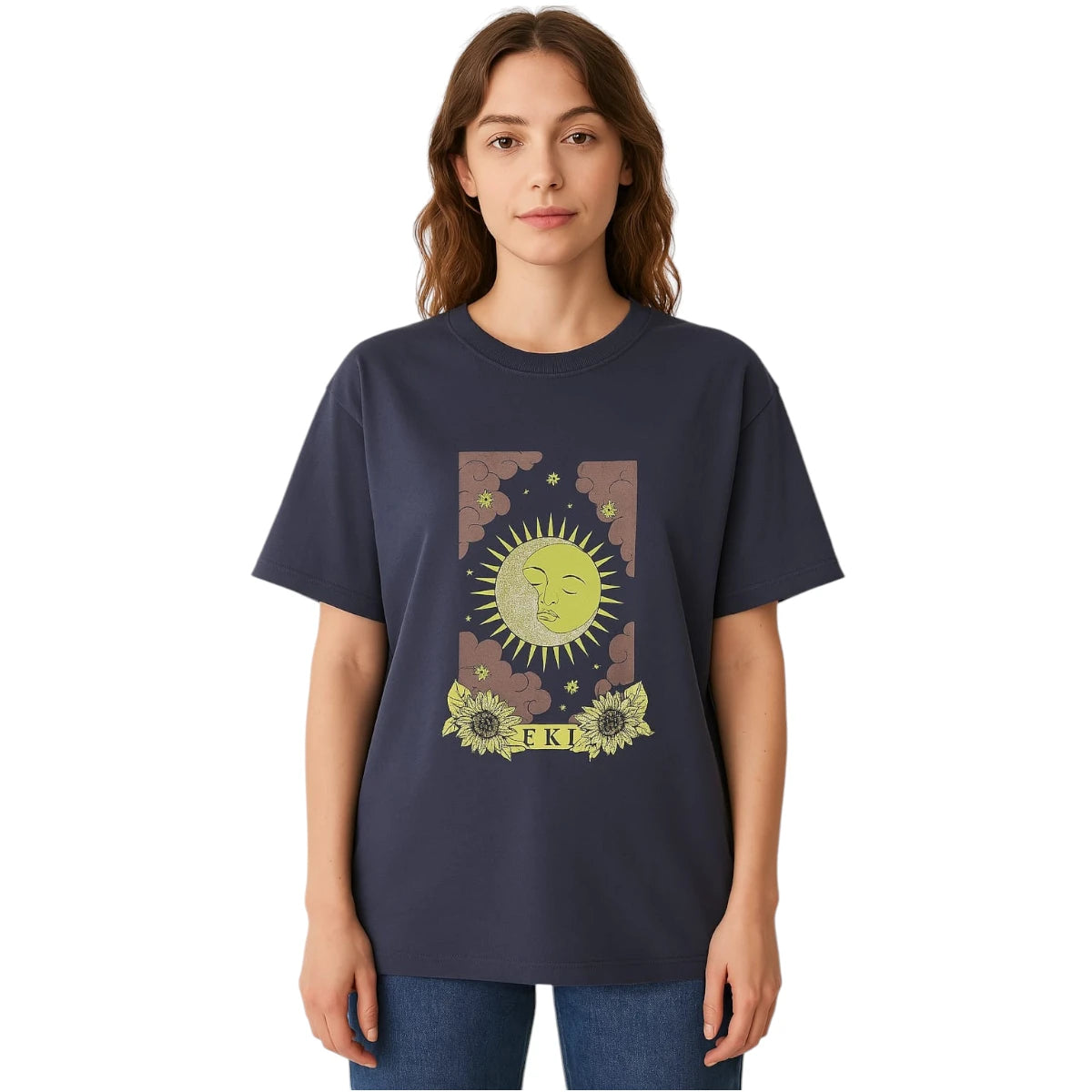 Playera Oversized Mujer 875td Sol