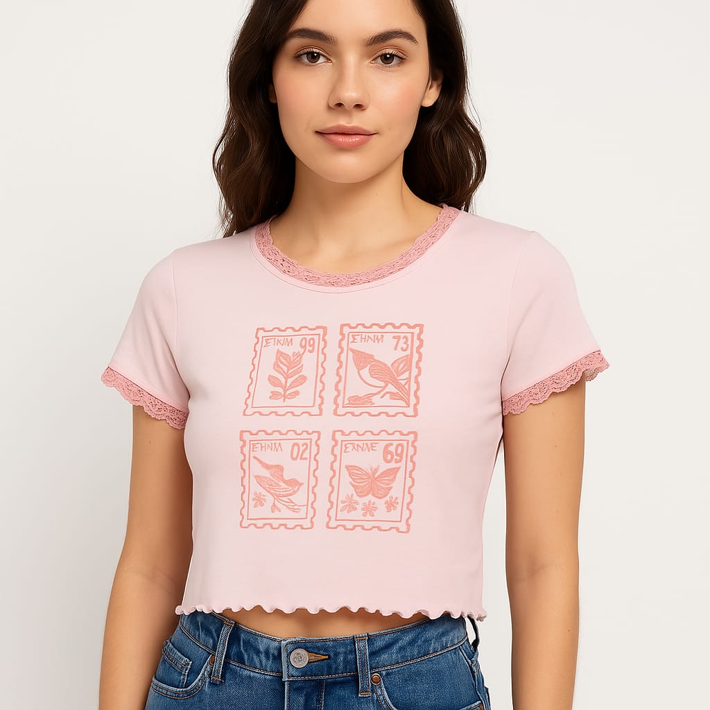 Playera Mujer 875tf Mariposa