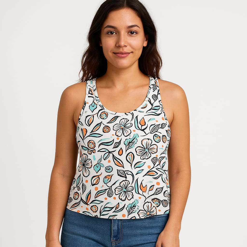 Tank Top Mujer 875tn Flor
