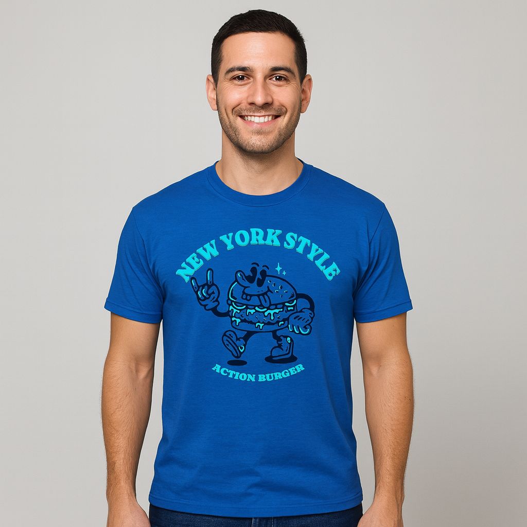 Playera Hombre 878ba Azul