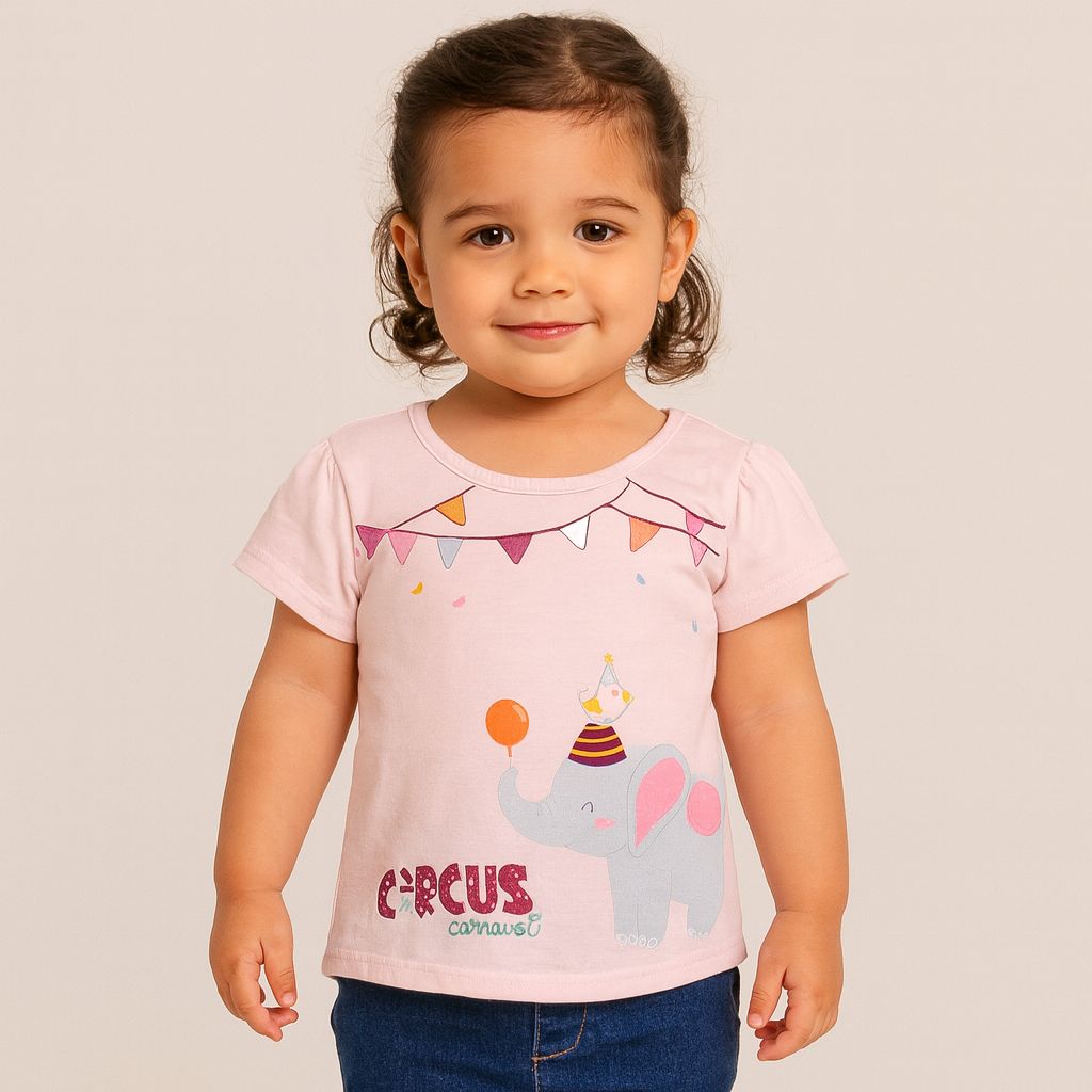 Playera Rosa Claro Circus Tna 90360