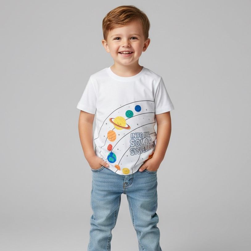Playera Blanco Sistema Solar Tno 90360