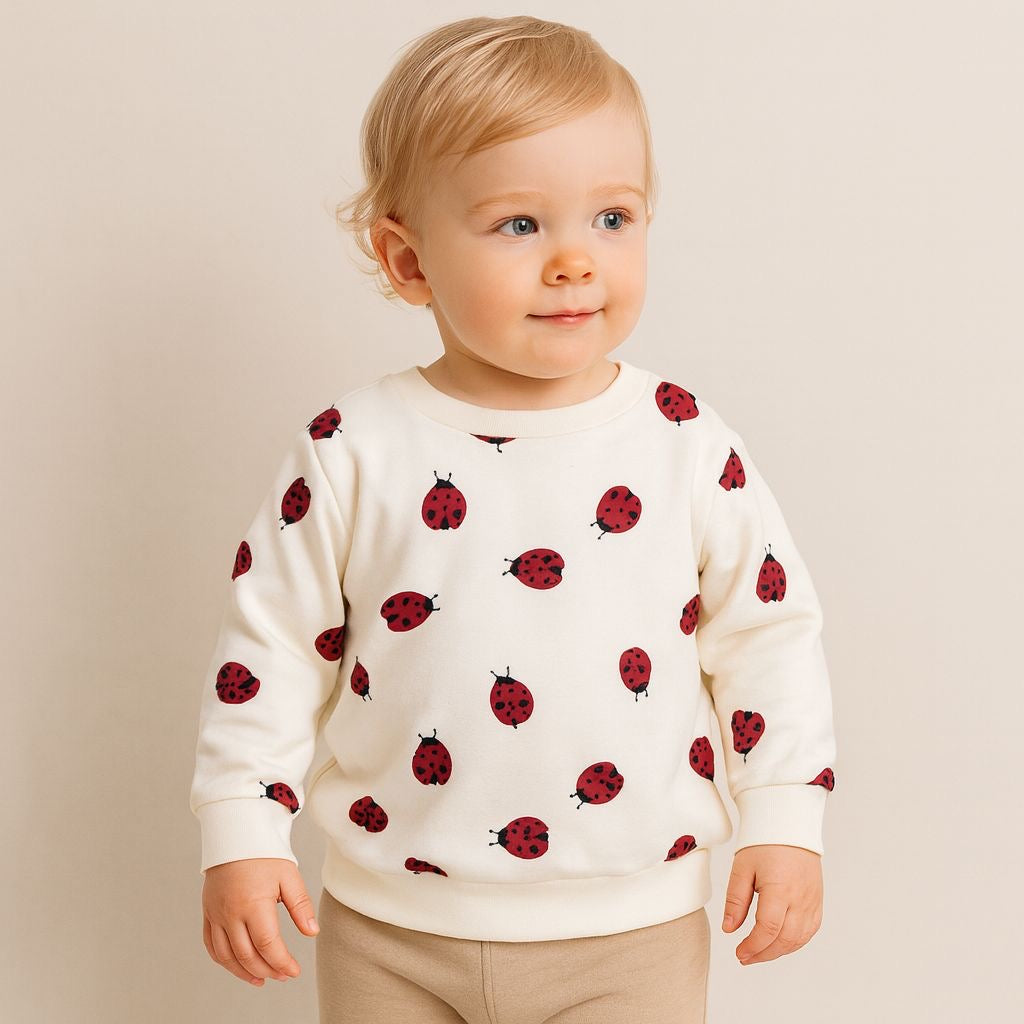 Sudadera Beige Catarinas Beba 90364