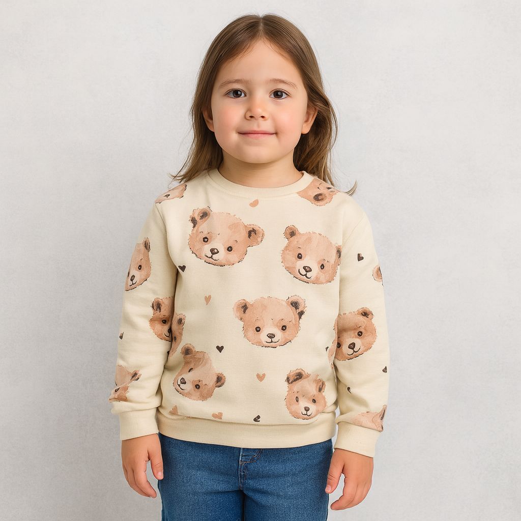 Sudadera Beige Osos Tna 90364