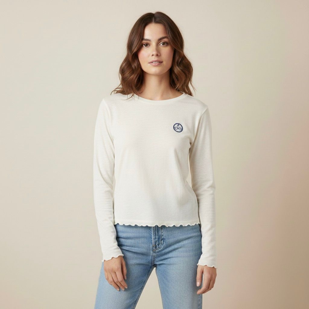 Playera Ml Beige Harry Potter Mujer 90502