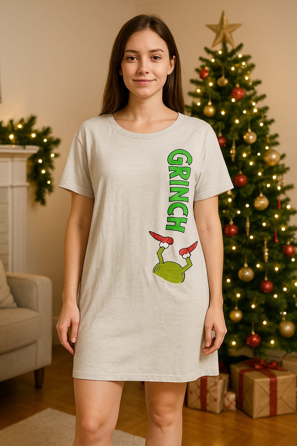 Camison Licencia Navidad Mujer 90509