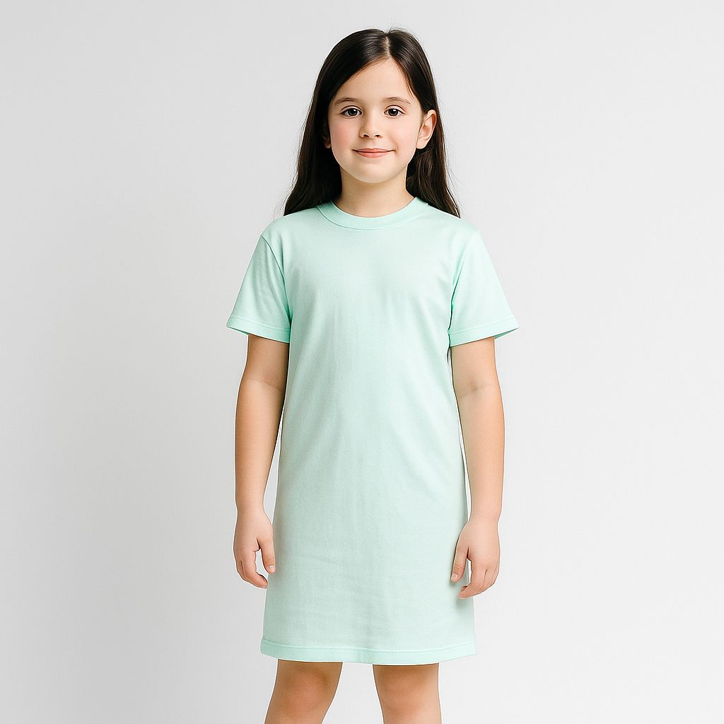 Vestido Verde Liso Mc Jna 90571