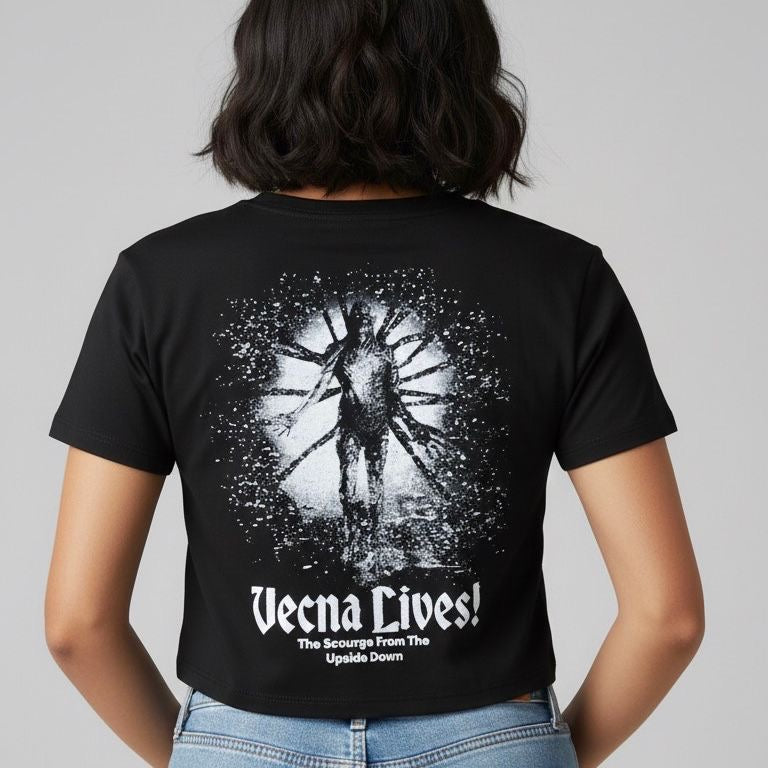 Playera Negro Stranger Things Mujer 90616