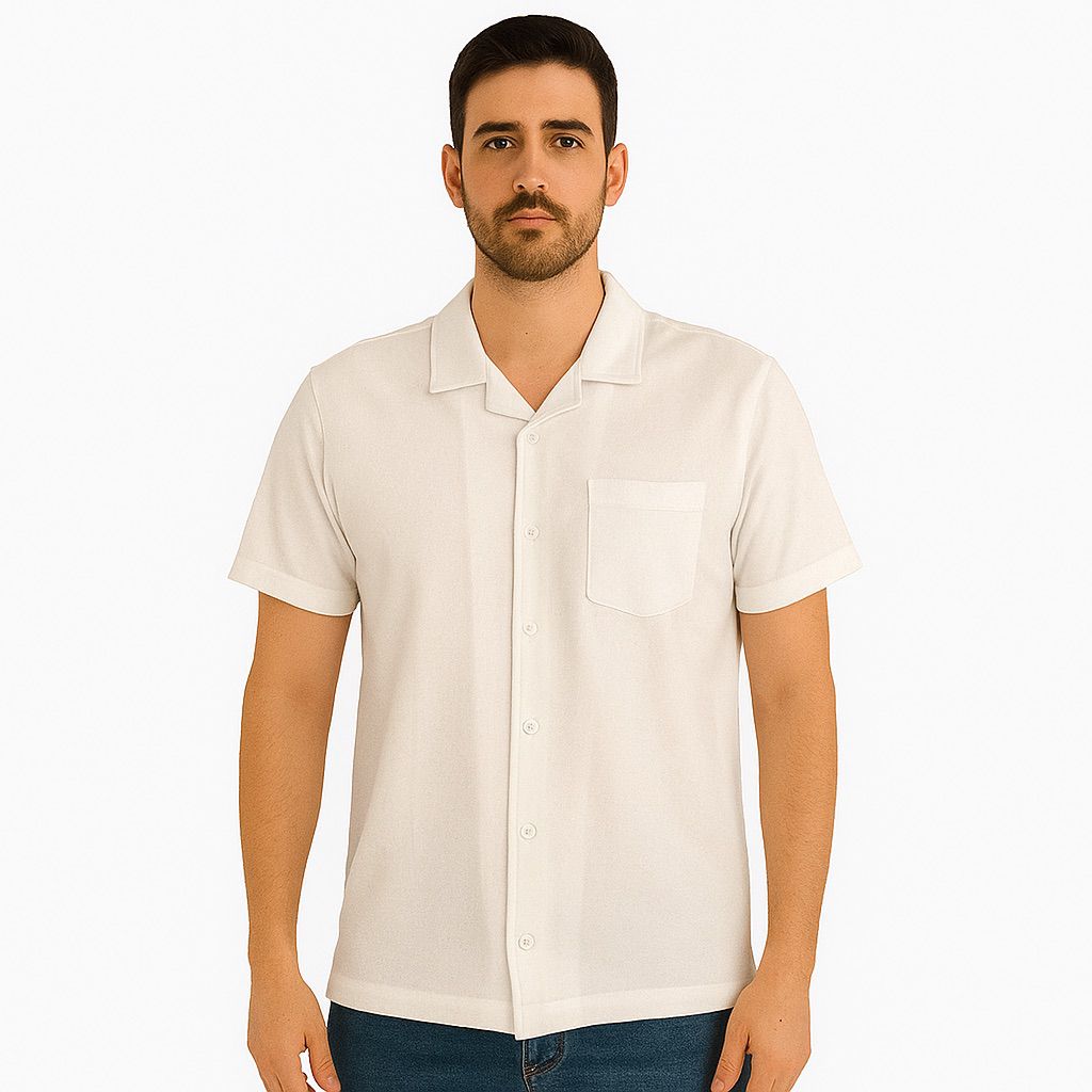 Camisa Blanco Hombre Afi25708bla