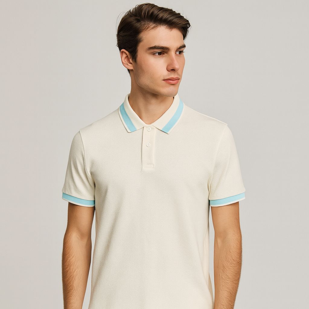 Polo Blanco Hombre Afi25815bla