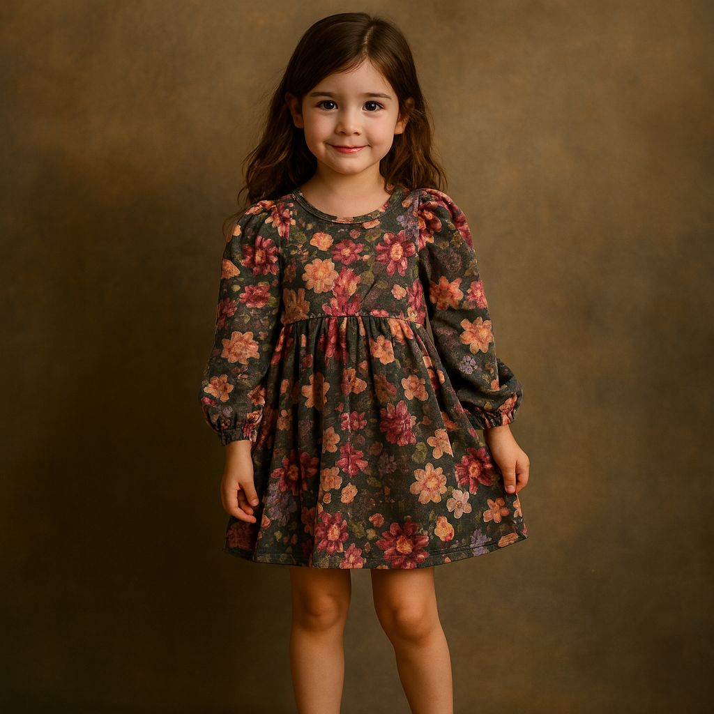 Vestido Ml Flores Nna B6852