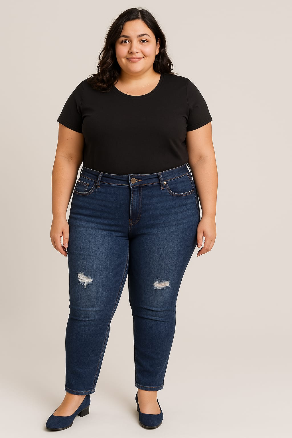 Jeans Tallas Extras Para Mujer Bjbpla10-11