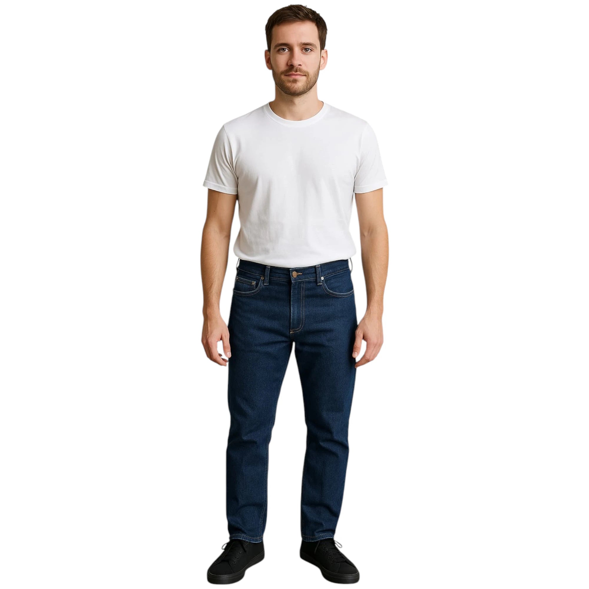 Jeans Mezclilla Lisa Hombre