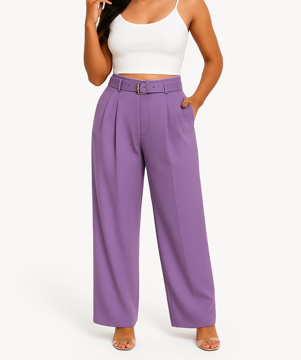 Pantalon Lila De Vestir Mujer Su50006