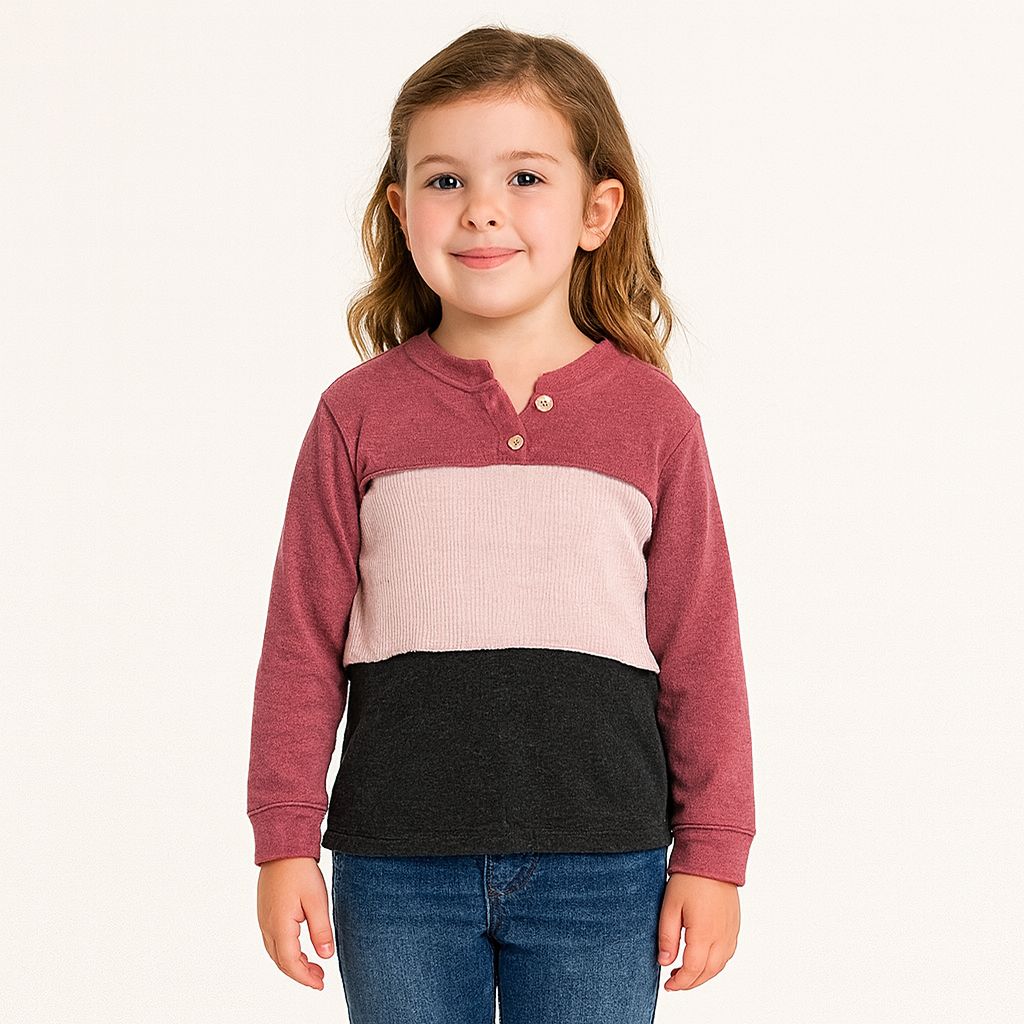 Sudadera 3 Colores Botones Nna Ta0785