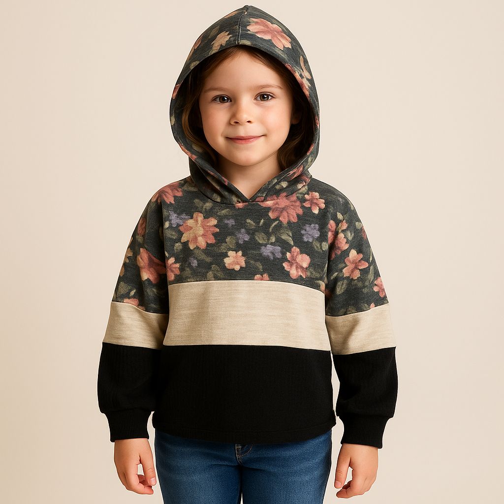 Sudadera 3 Colores C\gorro Nna Ta0952