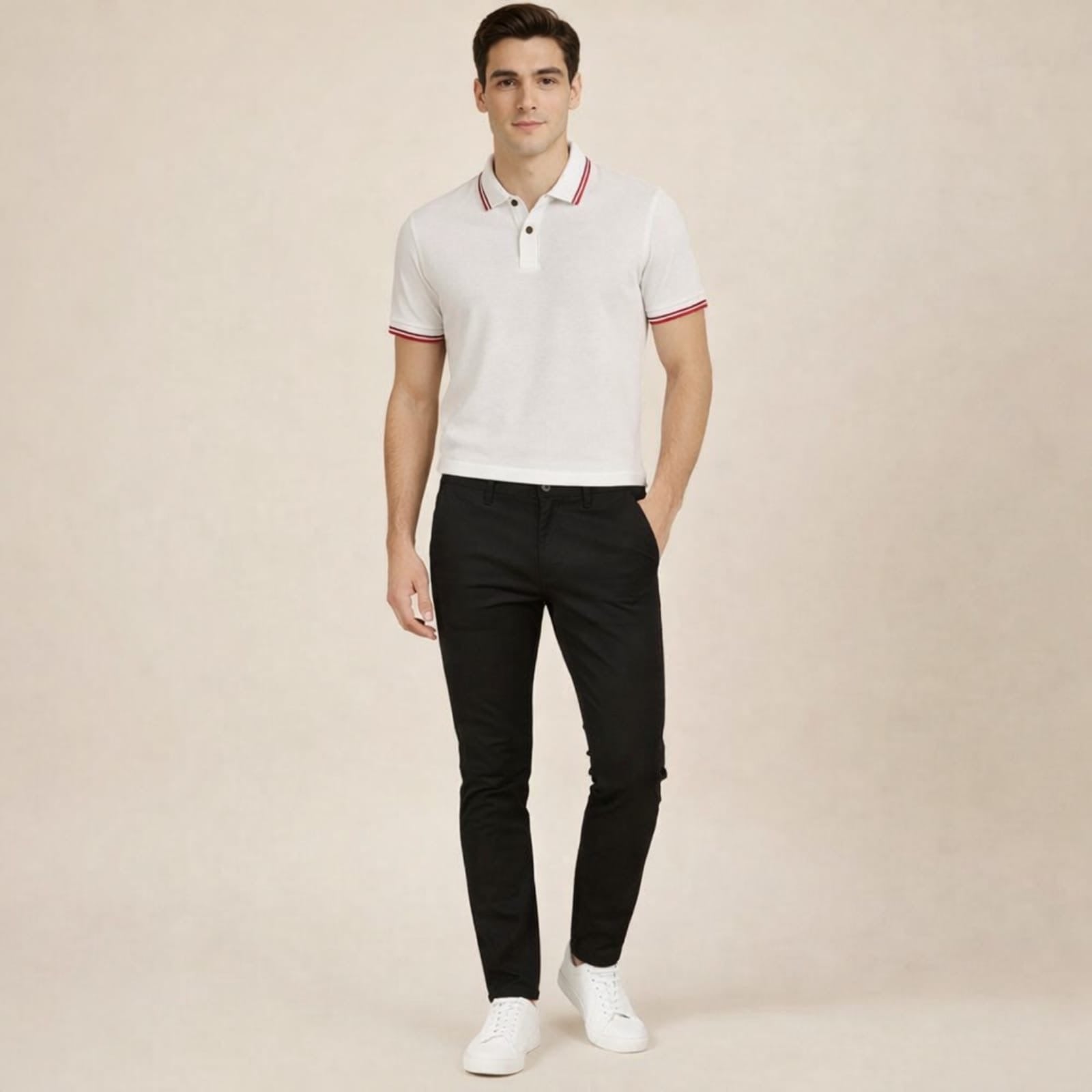 Pantalon Negro Ted Lapidus Hombre