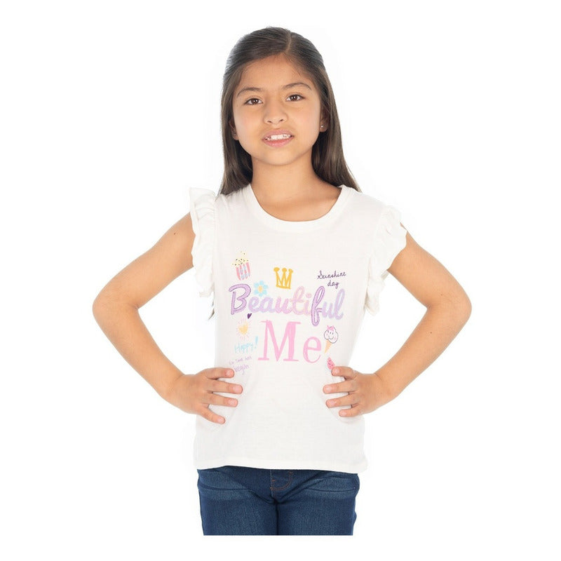 Blusa Tank Estampado Para Niña