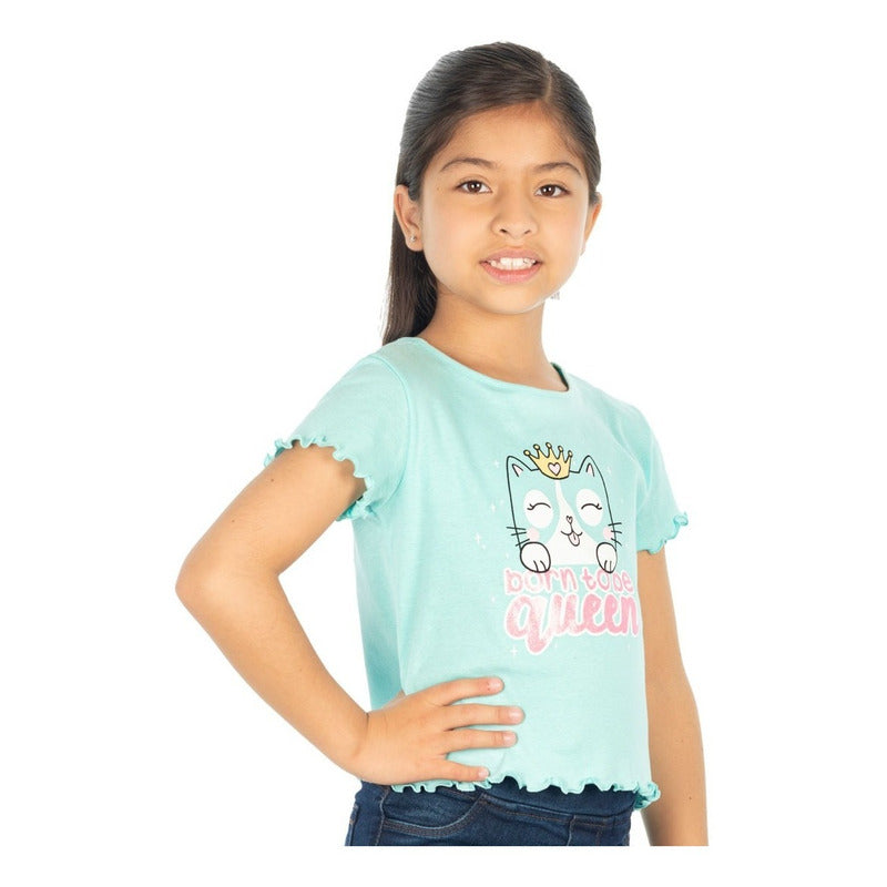 Playera Para Niña Manga Lech