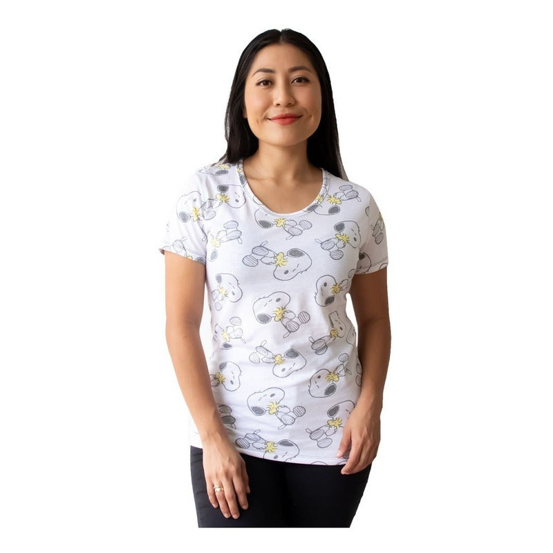 Playera Snoopy Penauts Para Mujer