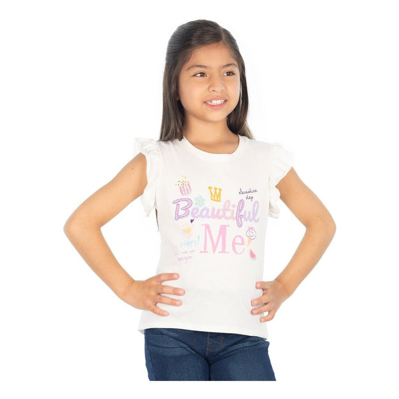 Blusa Tank Estampado Para Niña