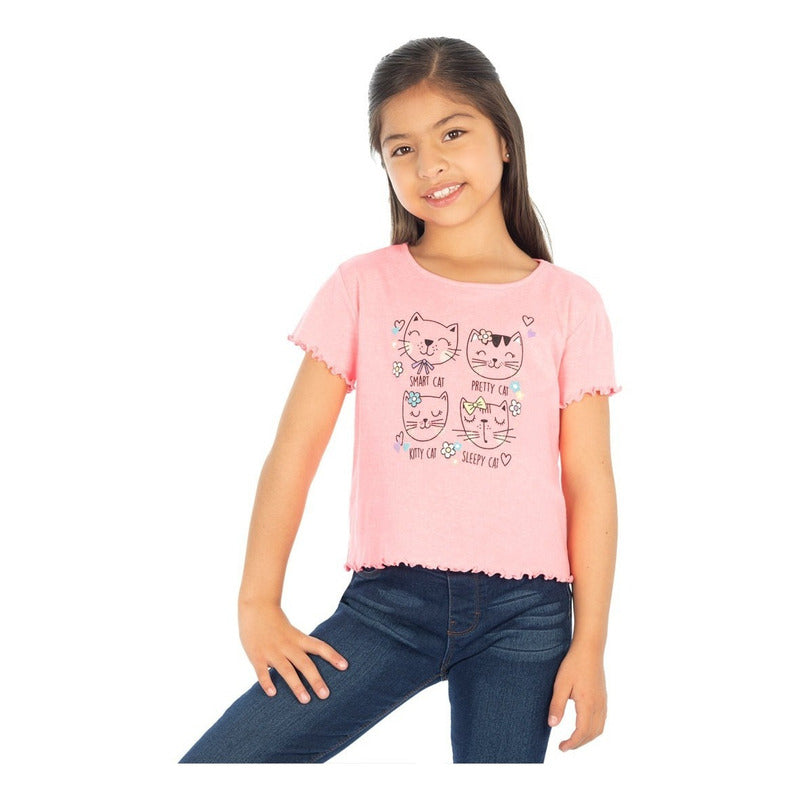 Playera Para Niña Manga Lech
