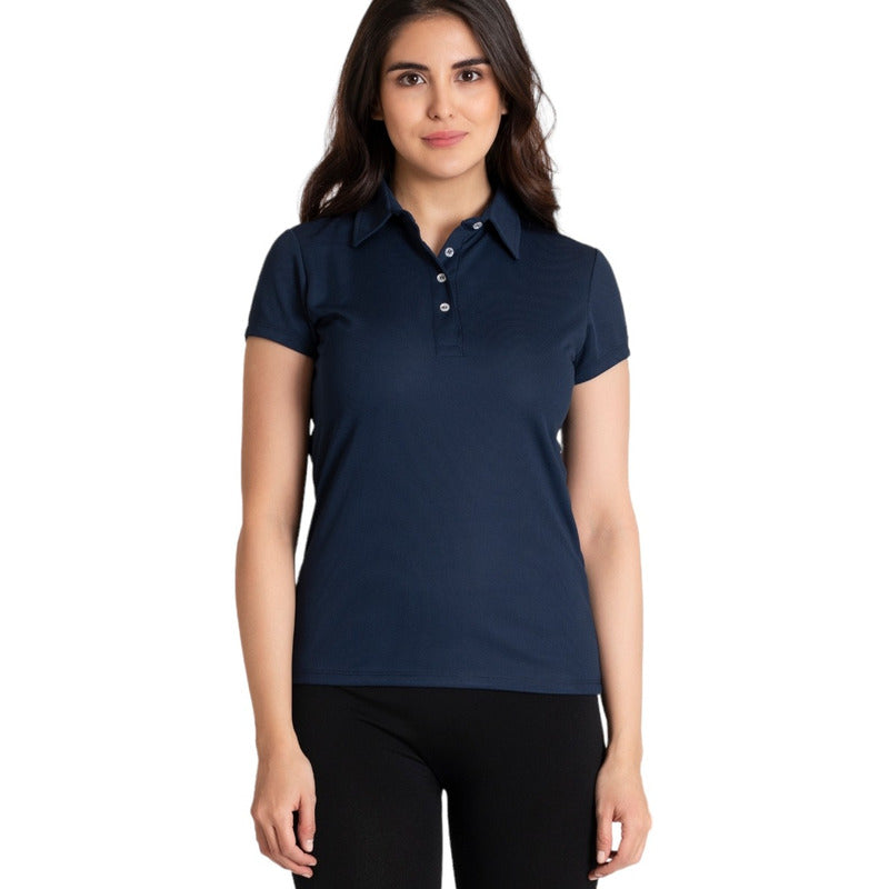 Paquete De 3 Playeras Cuello Polo Para Mujer
