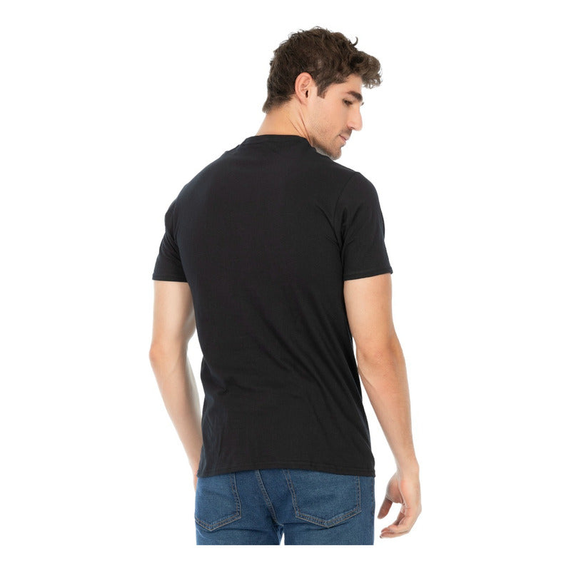 Paquete De 3 Playeras Básicas Cuello V Para Hombre