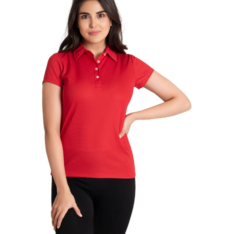 Paquete De 3 Playeras Cuello Polo Para Mujer