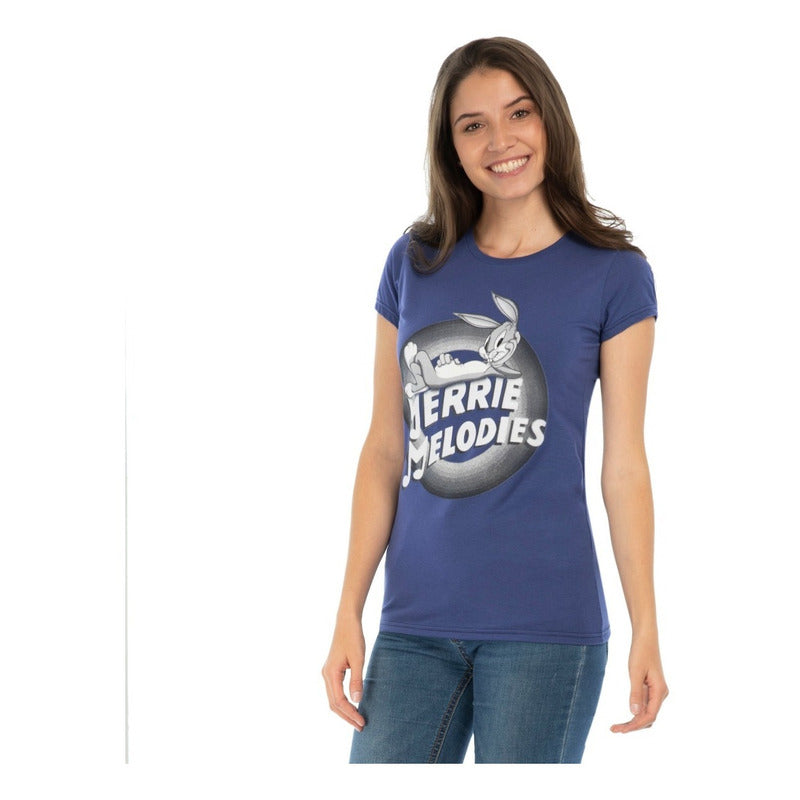 Playera Para Mujer Bugs Bunny Melodies Wb