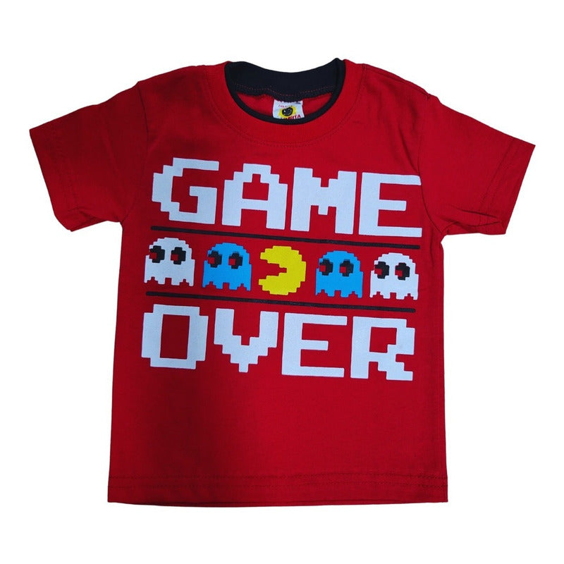 6 Playeras Estampadas Para Niños