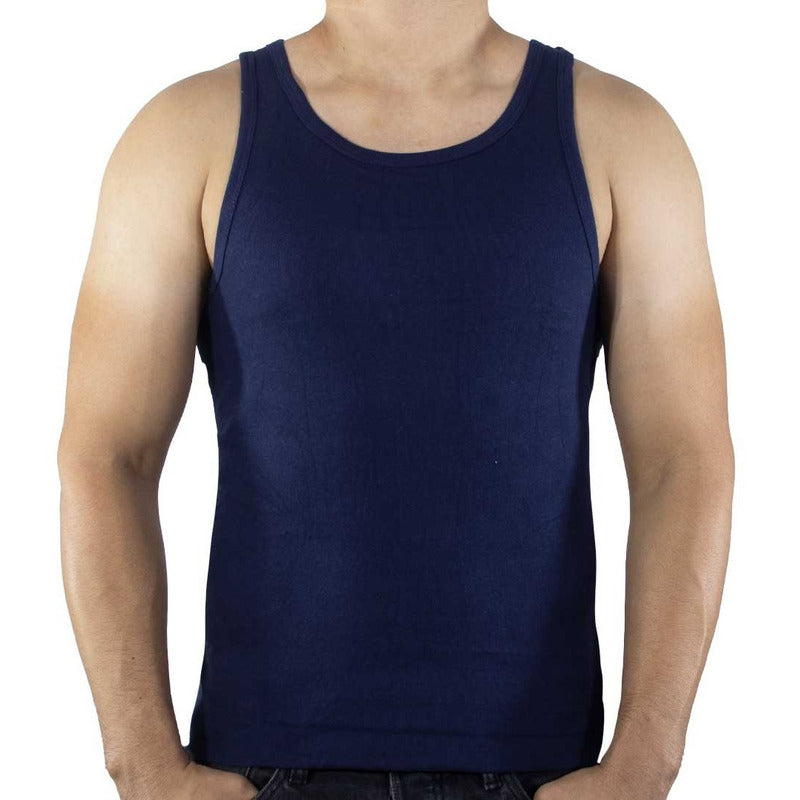Playera Atlética Lisa Para Hombre Tank Top Basico