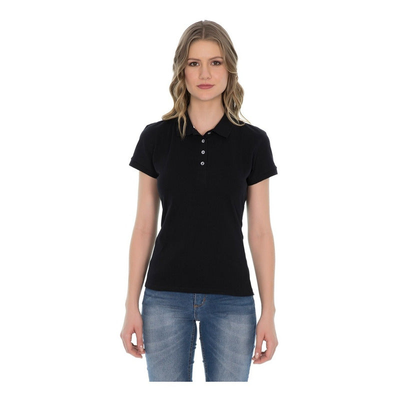 Playera Polo Para Mujer Strech Premium