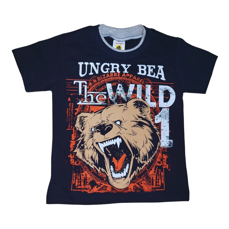 4 Playeras Estampadas Para Niño