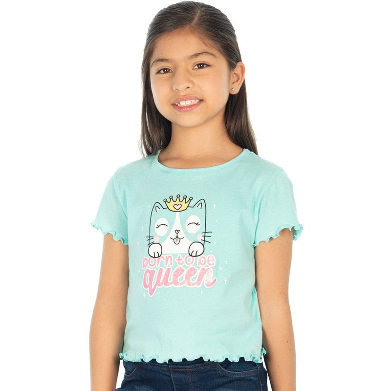 Playera Para Niña Manga Lech