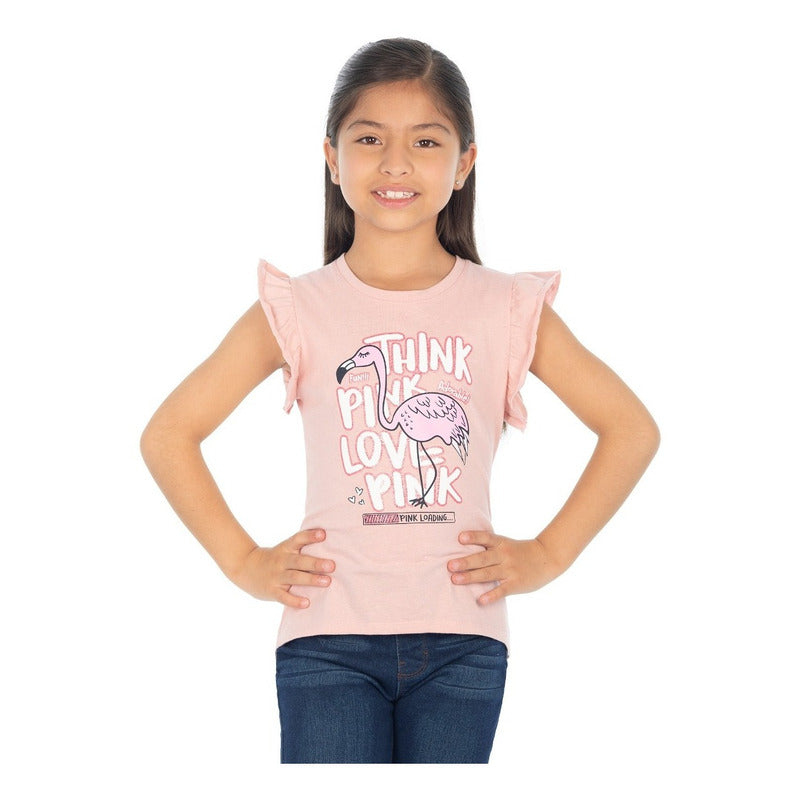 Blusa Tank Estampado Para Niña