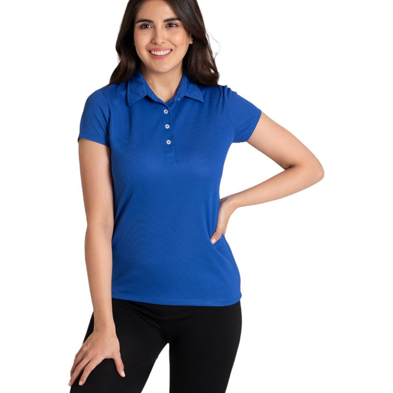 Paquete De 3 Playeras Cuello Polo Para Mujer