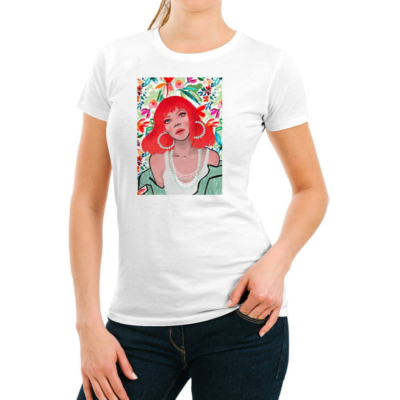 Playera Estampado Pv22 Para Mujer 877vc
