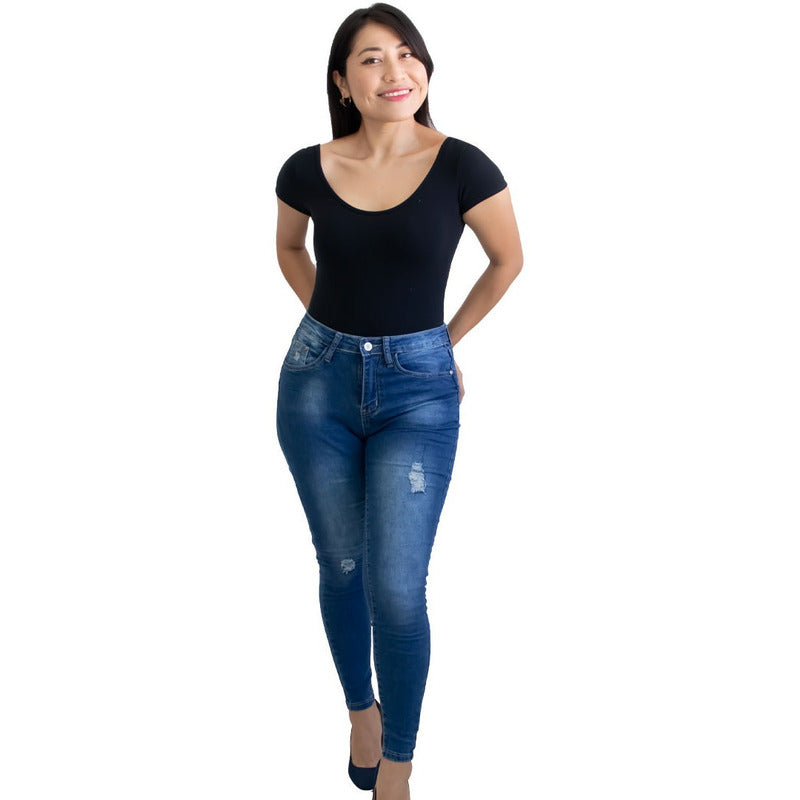 Jeans Mezclilla Premium Para Mujer – Kmoda Store
