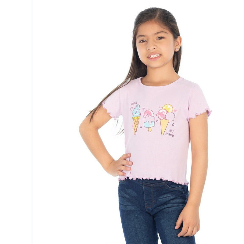 Playera Para Niña Manga Lech