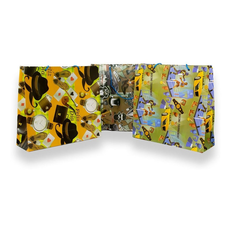 80 Bolsas Para Regalo, Papel Couché, Surtido De Modelos