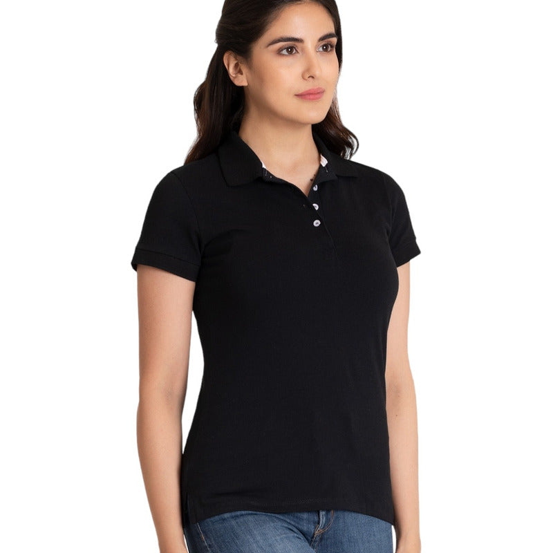 Paquete De 6 Playeras Básicas Cuello Polo Para Mujer