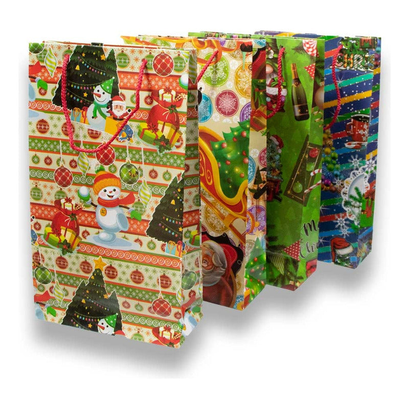 20 Piezas Bolsa De Regalo Navideñas