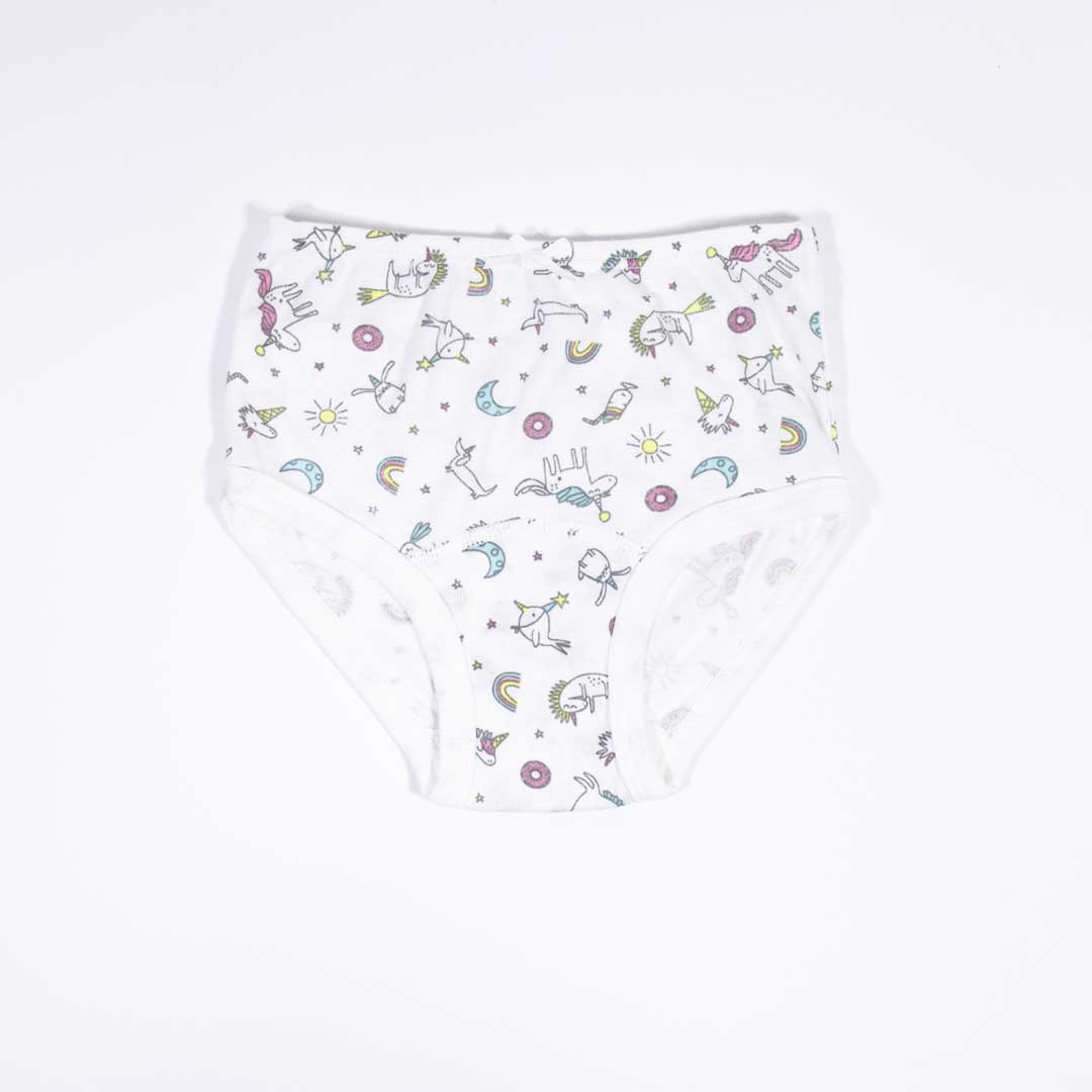 Pantaleta Bikini Calzon Para Niña Talla Toddler 2a-3eg