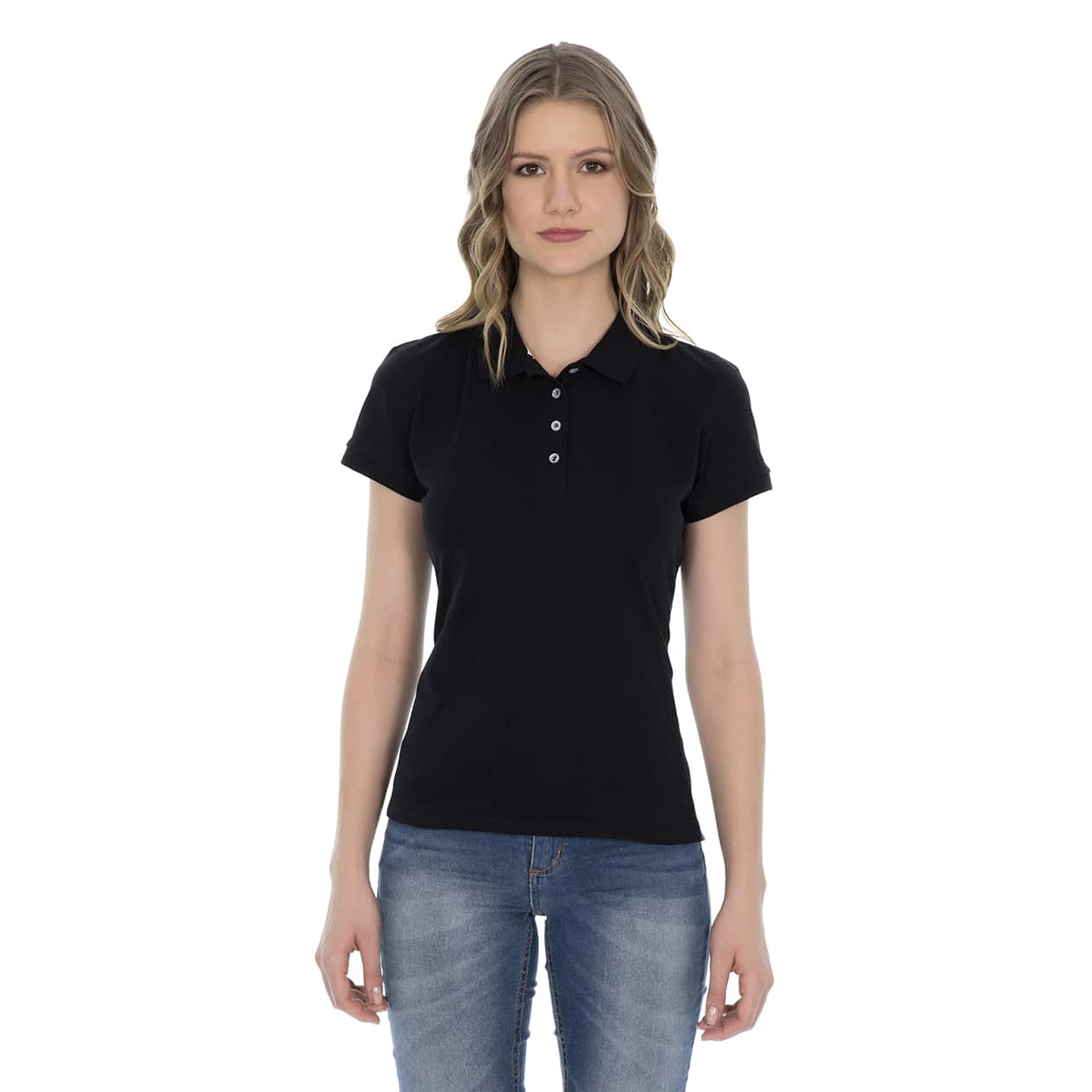 Playera Polo Para Mujer Strech Premium