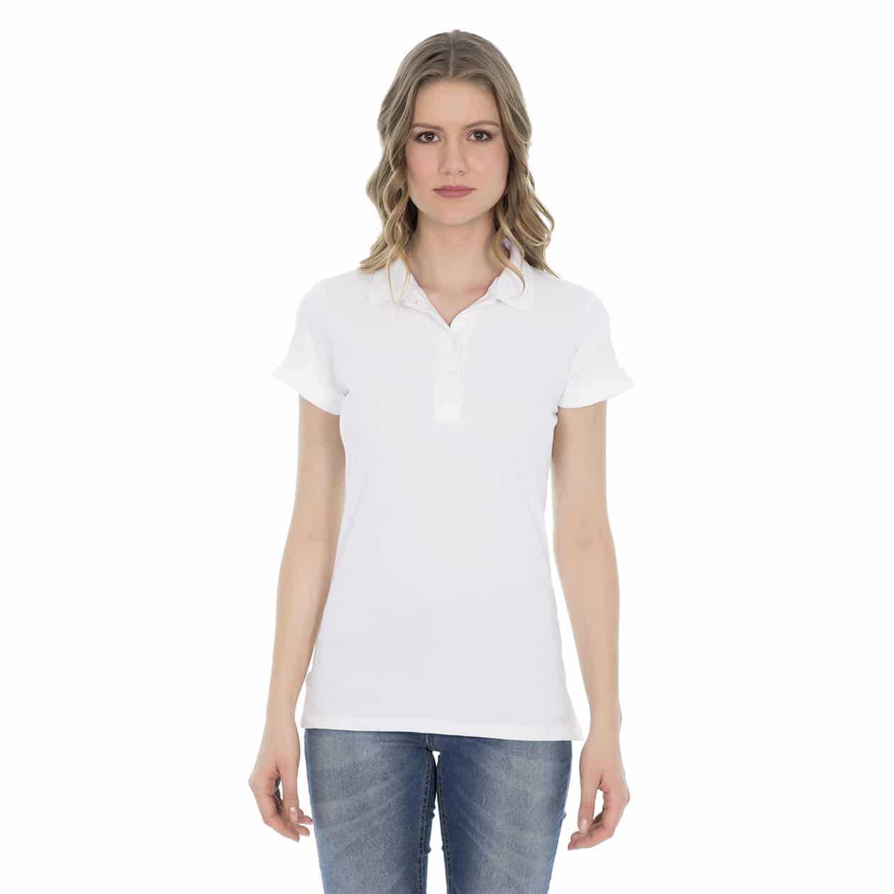 Playera Polo Para Mujer Strech Premium