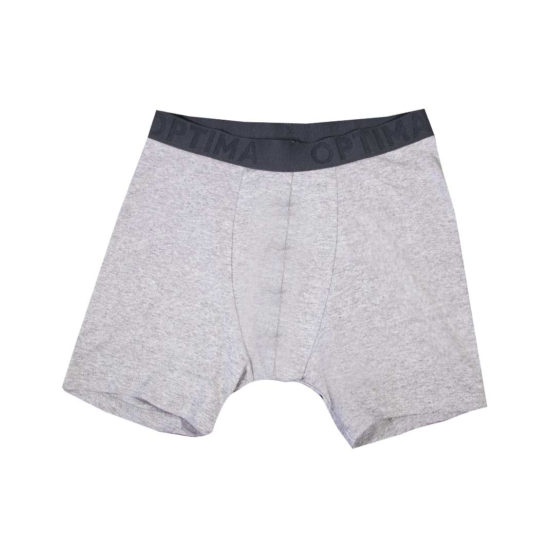 Boxer Largo Liso Basico Algodon Para Hombre