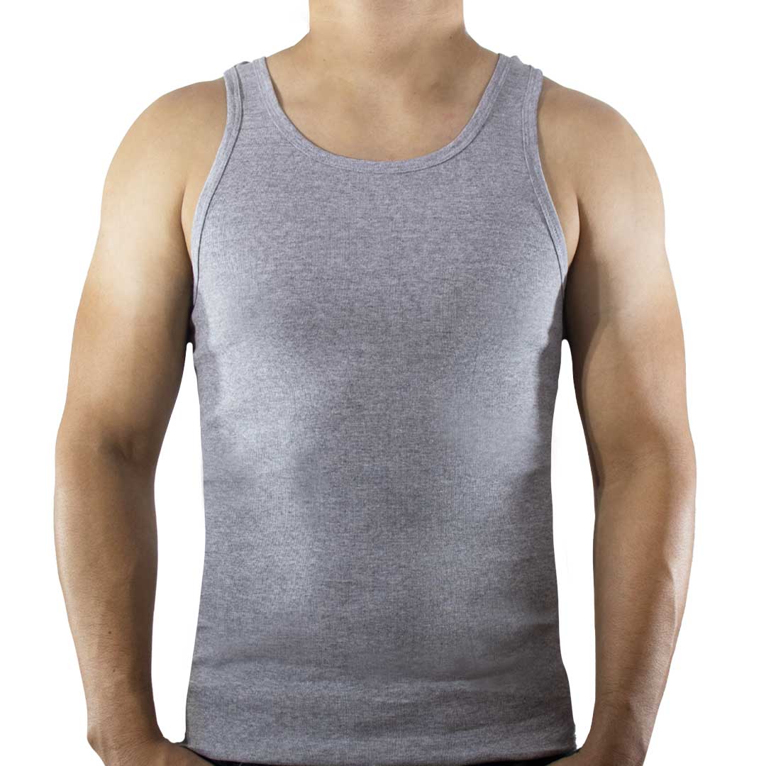 Playera Atlética Lisa Para Hombre Tank Top Basico